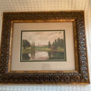 Van Martin River Landscape II Framed Print